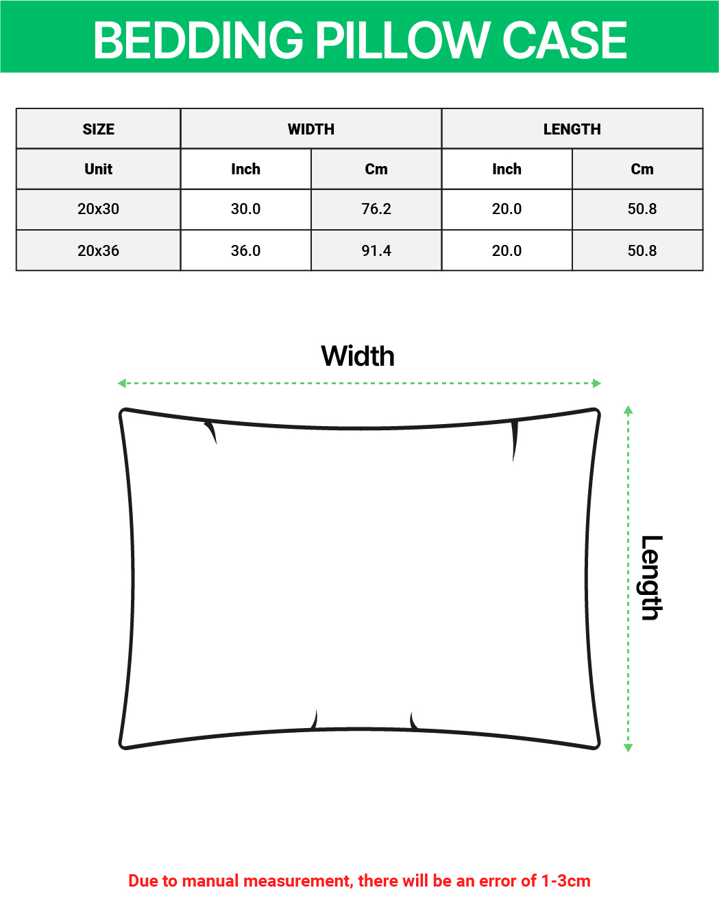 Bedding Pillow Case