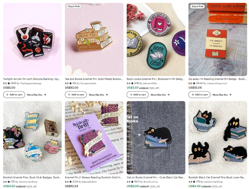 pins book lover