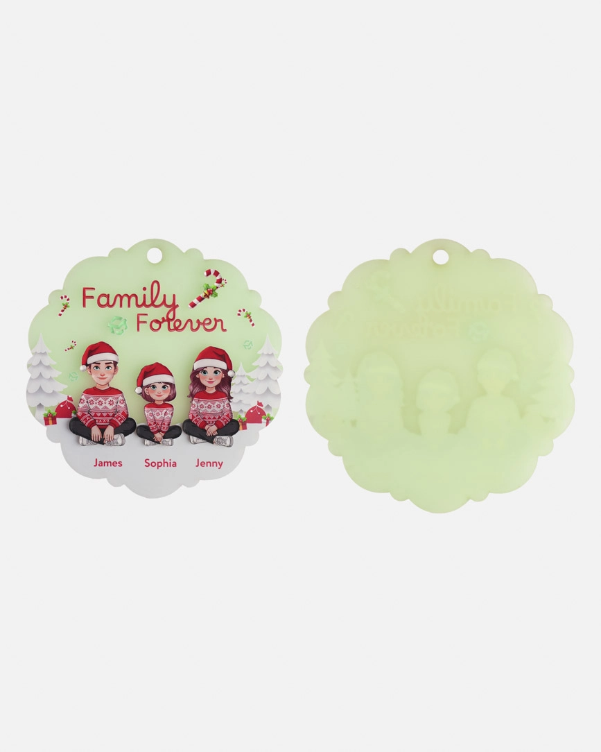 Custom Shape Acrylic And Luminous Acrylic Ornament